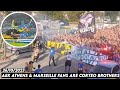 AEK ATHENS & MARSEILLE FANS ARE CORTEO BROTHERS || Marseille vs AEK Athens 26/10/2023