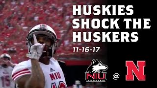 NIU Huskies Football wins at Nebraska 21-17  (9-16