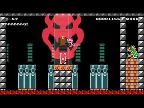 Bowser's Bunker by JawnGC 🍄 Super Mario Maker 2 #amg