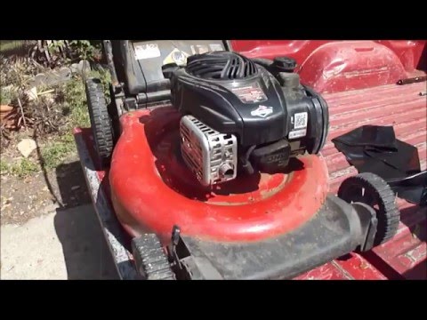 Lawn Mower Repair - Won't Start After Rain - Water in Fuel Video