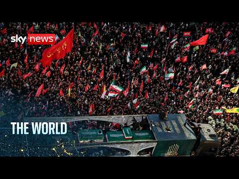 Slain ayetollah burried in Iran - as Tehran hits US air base | The World with Barbara Serra