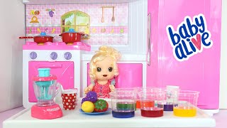 BABY ALIVE CLARA BRINCANDO COM AS CORES -  PLAYING WITH COLORS