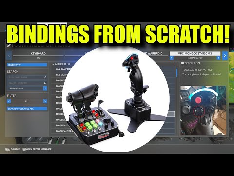 FS2020: Setting Up A Complex Flight Controller/Hotas From Scratch!