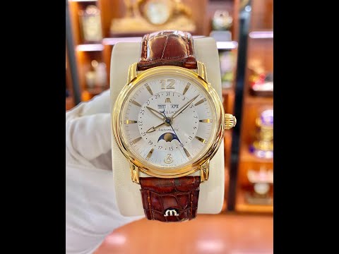 Maurice Lacroix - MASTERPIECE - PHASE De LUNE - GOLD - Very Rare! -Ref. No: MP6427