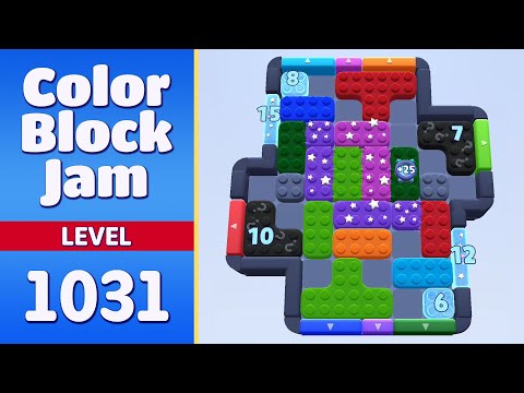 Color Block Jam Level 1031 (1032) | Every Puzzle Solved! 🎯