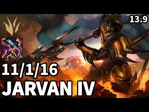 Jarvan IV Jungle vs Gragas - EUW Master | Patch 13.9