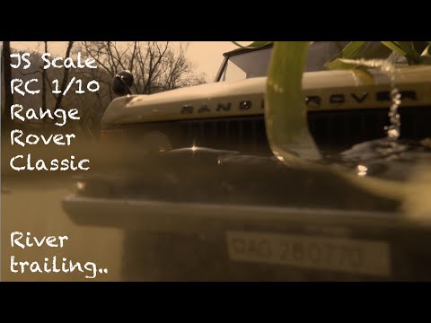 JS Scale Range Rover Classic RC Car wading through a Swiss river!