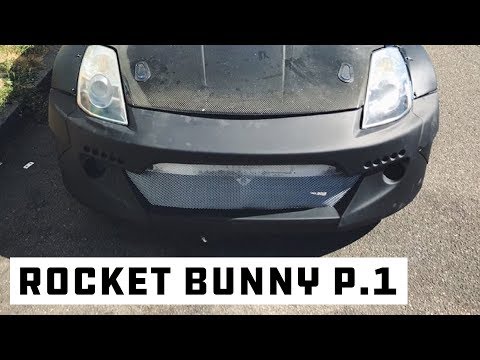 Rocket Bunny Install 350z Part 1
