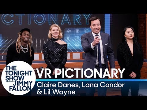 クレア・デーンズ、ラナ・コンドル、リル・ウェインとのバーチャル・リアリティ・ピクショナリー (Virtual Reality Pictionary with Claire Danes, Lana Condor and Lil Wayne)