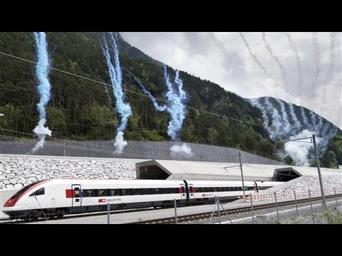 World's Longest Rail Tunnel Opens in Switzerland