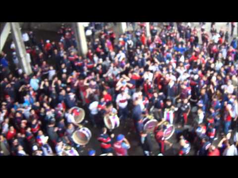 "San Lorenzo 1 - Instituto 1. Previa en los Bombos." Barra: La Gloriosa Butteler &bull; Club: San Lorenzo