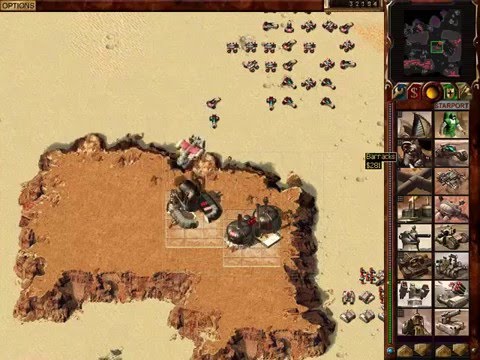 Dune2000 How to build a base on an isolated highland