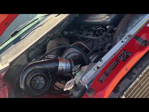 12 VALVE CUMMINS COMPOUNDS TURBO first drive!!!