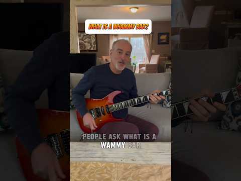Learn what a whammy bar is so you can do dive bomb harmonics 🎸 #guitar #electricguitar