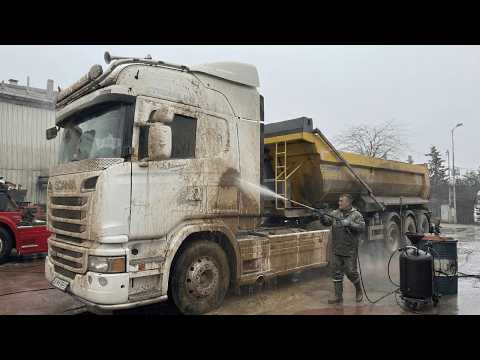 Scania Truck Extreme Wash | Professional Heavy Vehicle Deep Cleaning