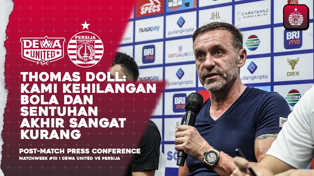 Persija Harus Menerima Kekalahan Ketiga | Press Conference