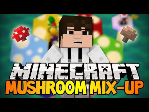 Minecraft Mini-Game: Mushroom Mix-Up! w/ Graser, Noboom & Pat!