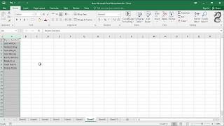 How to unhide 1st column in Excel