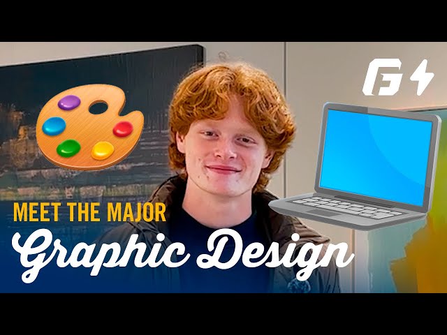 Watch video: Graphic Design Degree | Meet the Major #GraphicDesign #Shorts