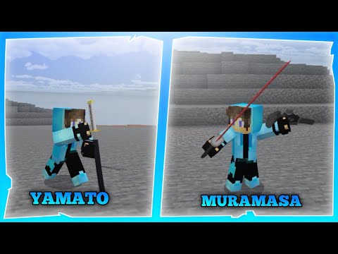 Insane Minecraft PE Addon: Unlock Yamato and Muramasa!