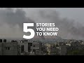 Israeli forces press Rafah offensive despite global outcry - Five stories you need to know | Reuters - Video
