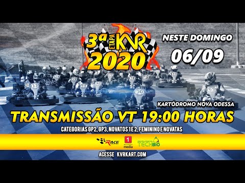 KVR Kart 2020 - 3º etapa em Nova Odessa - Completo