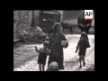THE BAZOOKA AND ITALIANS RETURN TO RAVAGED VILLAGE NO SOUND