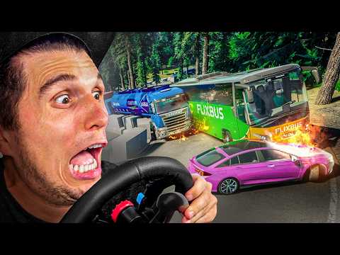 Längster FLIXBUS der Welt VERUNGLÜCKT in den ALPEN