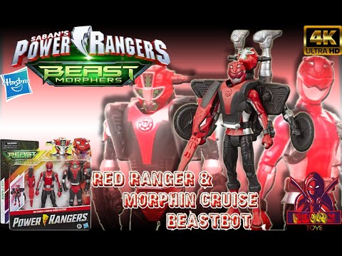 Red Ranger & Cruise | Power Rangers Beast Morphers [Hasbro] UNBOXING & REVIEW : (ENGLISH) 4K