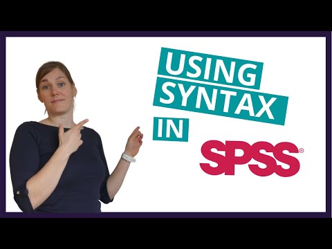 SPSS tutorials for beginners PART 3 - how to use Syntax in SPSS