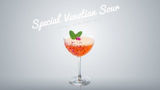 How to make tequila sour ( Special Venetian sour recipe at home)