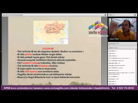 Kpss Tarih konu anlatımı Ramazan Yetgin videoları 2