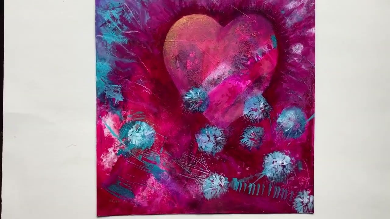 'Center Of My Universe'  - Original painting by Kris Cahill