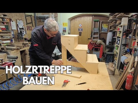 Holztreppe bauen - Des Anpassators Anleitung für Anfänger