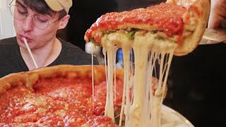 REAL CHICAGO DEEP DISH PIZZA = Pizza of Heaven!?