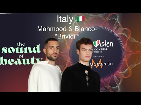 Our Reaction to Eurovision 2022 | Italy |Mahmood & Blanco “Brividi”