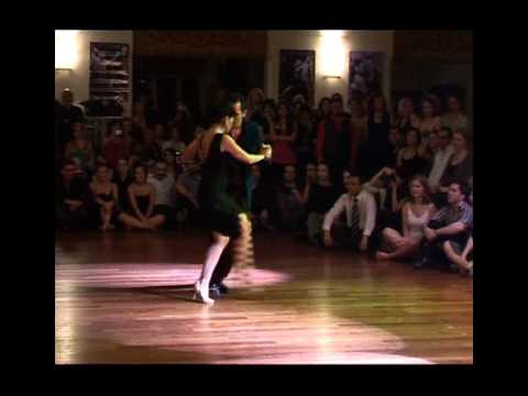  Ezequiel Paludi  and  Geraldine Rojas  are  dancing  to  the  milonga  "  Yo Soy De San Telmo  "
