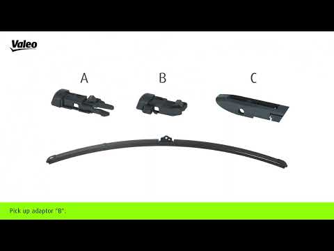 Valeo Wiper Blade MultiConnection "How to Fit" guide for Top Lock Narrow (16 mm)