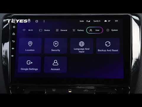 TEYES CC3 Features - User & System Settings