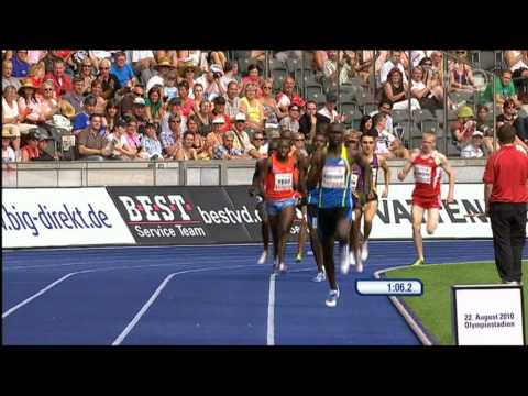 David Rudisha 1:41.09 World Record in Berlin - HQ