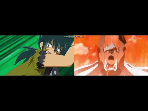 Beyblade Ryuga et Kyoya manquent de respect à Tsubasa