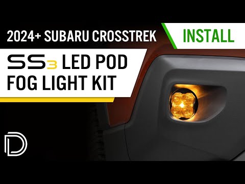 How To: Install 2024+ Subaru Crosstrek Type Y LED Fog Light Kit | Diode Dynamics x Foxbeam Lighting