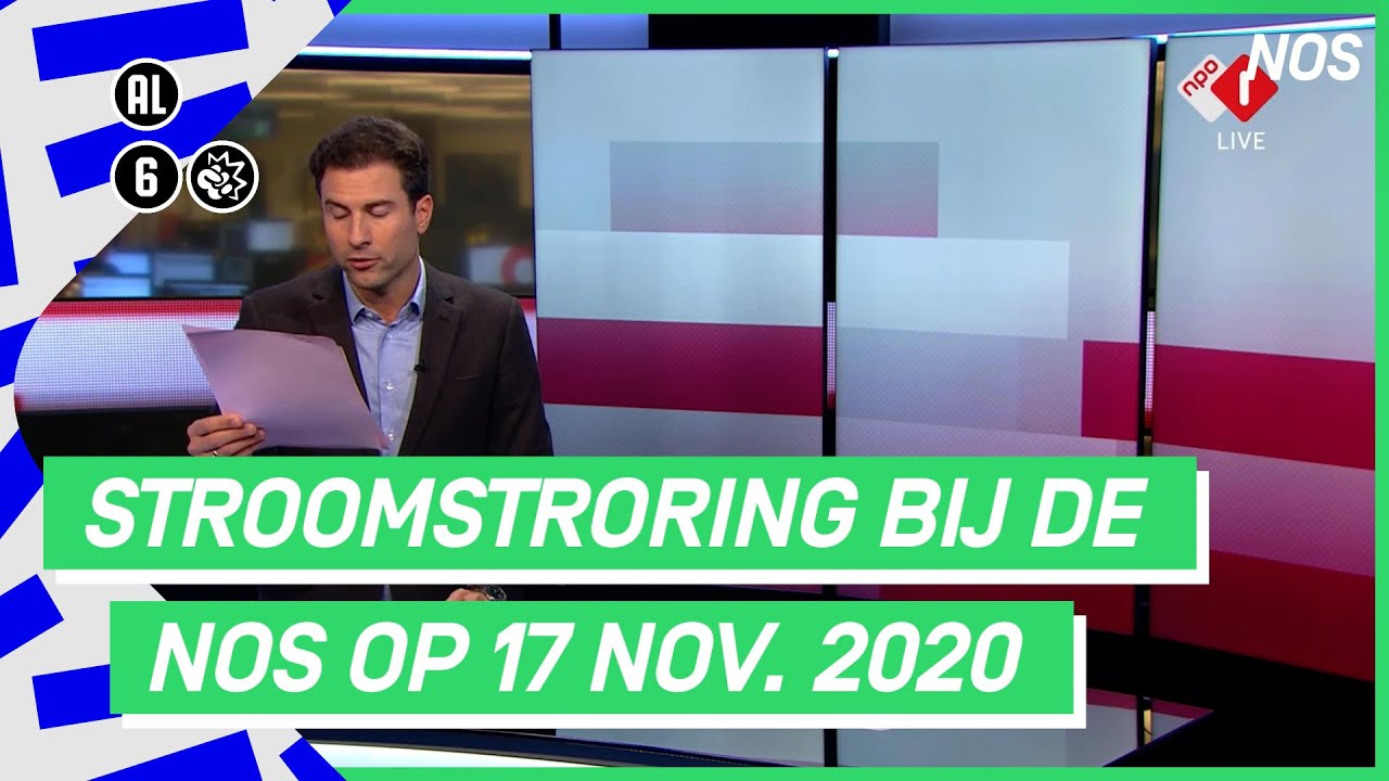 Compilatie: Alle NOS Journaal's tijdens een stroom storing van de NOS (17-11-2020)