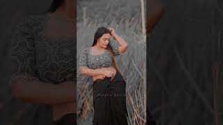 Mallu Actress Model Saranya Shani Hot Navel Show Dance Photoshoot | Vertical Edit