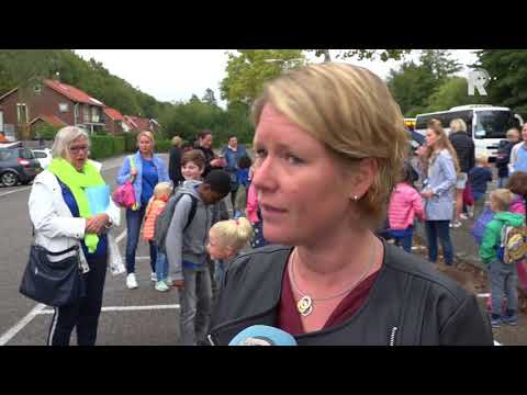 Kinderen 's Gravendeel op schoolreisje tijdens lerarenstaking