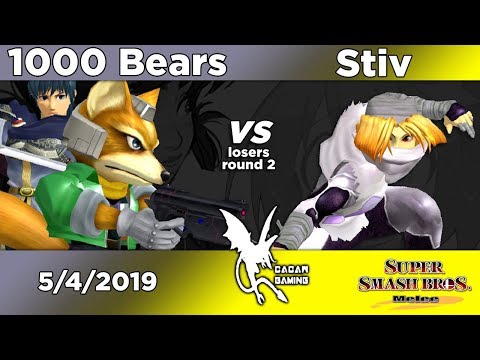 Smashnest v20 -1000 Bears (Marth, Fox) vs Stiv (Sheik)
