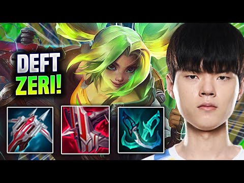 DEFT IS SO GOOD ON ZERI! - DRX Deft Plays Zeri ADC vs Jinx! | Season 2022