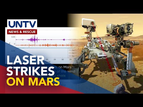 NASA releases sounds of laser zapping rocks on Mars