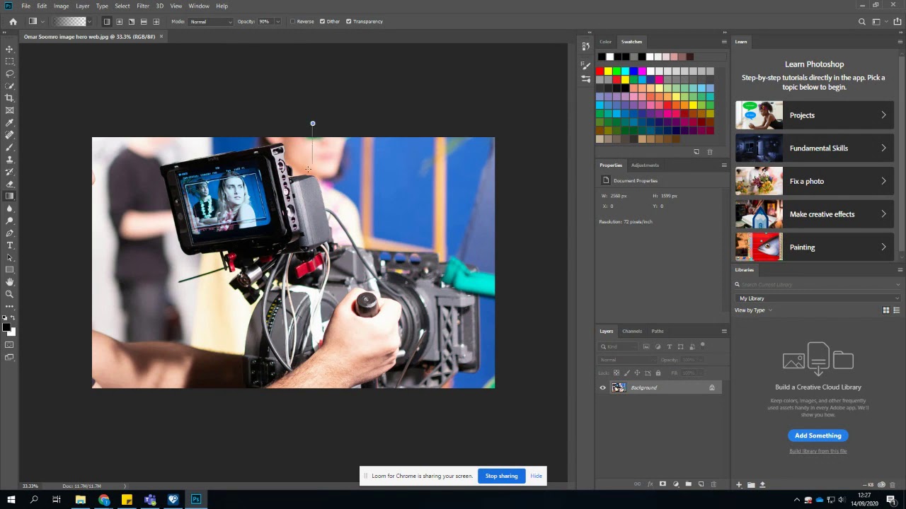 Toby shows you how to add a fade in Photoshop