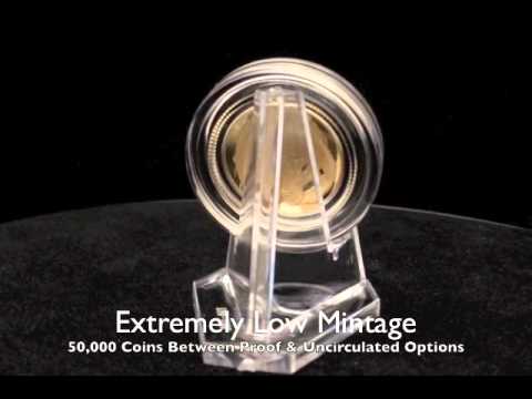 Baseball Hall of Fame $5 Proof Gold Coin